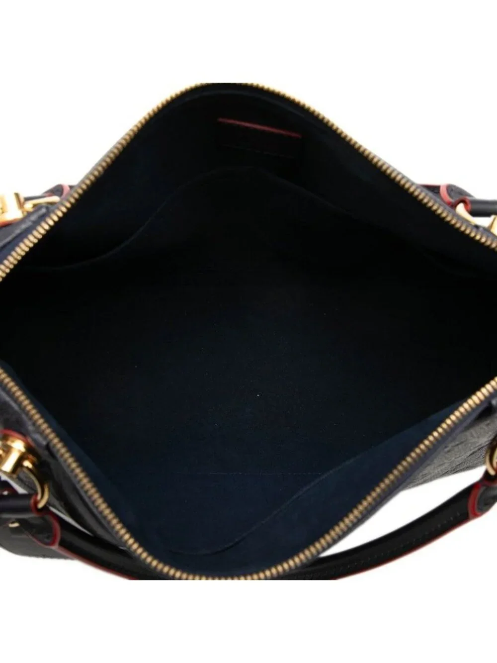 Louis Vuitton Monogram Empreinte Tote MM Shoulder Bag 2-Way Marie Nur Jeu Navy